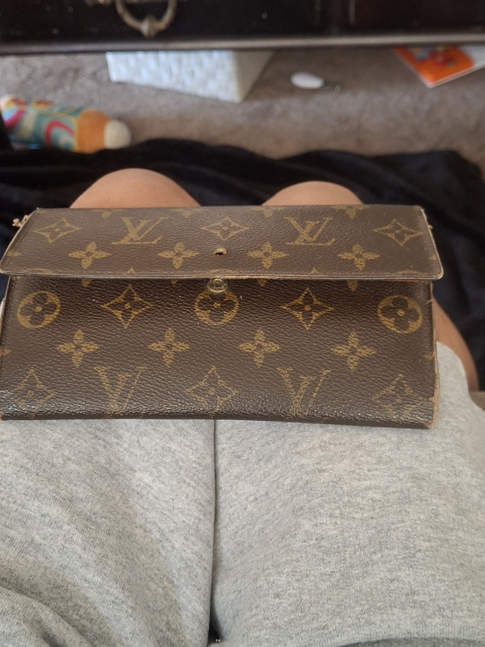 Louis Vuitton Monogram Canvas Long Wallet - Brown/Gold Monogram